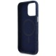 Guess Denim Triangle Logo MagSafe iPhone 16 Pro Case - Blue Guess Denim Triangle Logo MagSafe iPhone 16 Pro Case - Blue