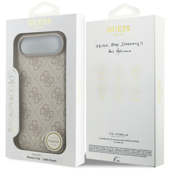 Guess 4G Charms Collection MagSafe Case for iPhone Air - Pink Guess 4G Charms Collection MagSafe Case for iPhone Air - Pink