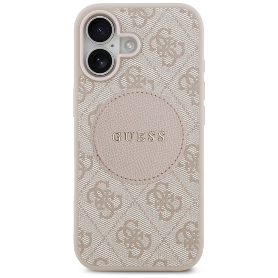 Guess 4G Circle Classic Logo MagSafe Case for iPhone 17 - Pink