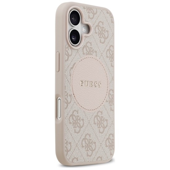 Guess 4G Circle Classic Logo MagSafe Case for iPhone 17 - Pink