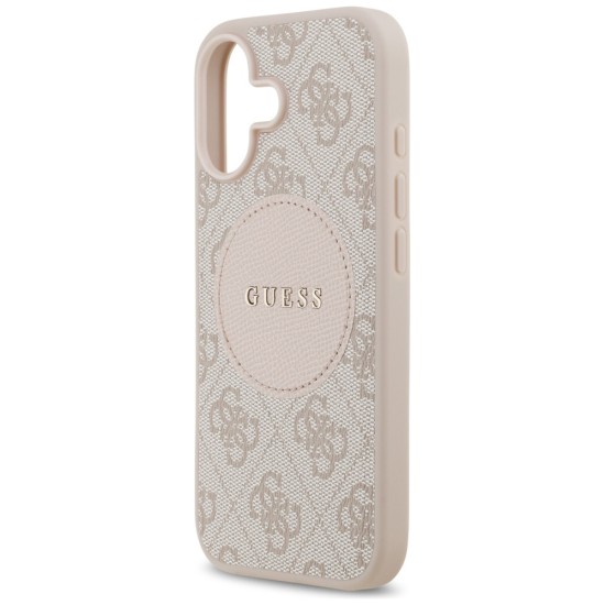 Guess 4G Circle Classic Logo MagSafe Case for iPhone 17 - Pink