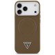 Guess Triangle Logo MagSafe case for iPhone 17 Pro - brown