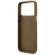 Guess Triangle Logo MagSafe case for iPhone 17 Pro - brown