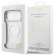 Guess Metal Outline MagSafe case for iPhone 17 Pro Max - silver