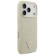 Guess Croco Triangle Logo MagSafe case for iPhone 17 Pro - gold