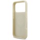 Guess Croco Triangle Logo MagSafe case for iPhone 17 Pro - gold