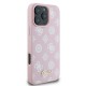 Guess Peony Script Logo MagSafe iPhone 16 Pro Case - Pink Guess Peony Script Logo MagSafe iPhone 16 Pro Case - Pink