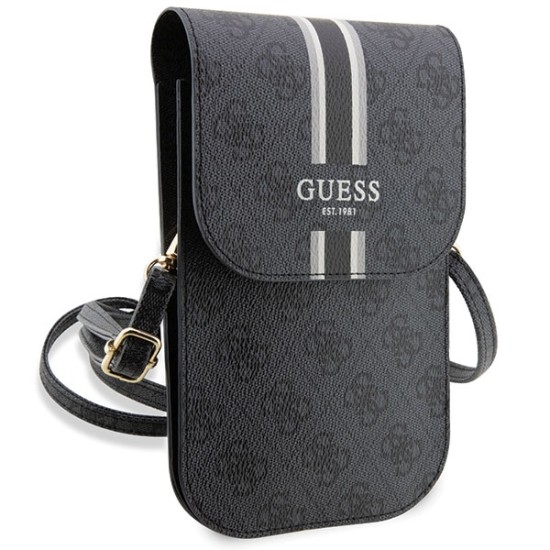 Guess 4G Stripe Handbag - Black