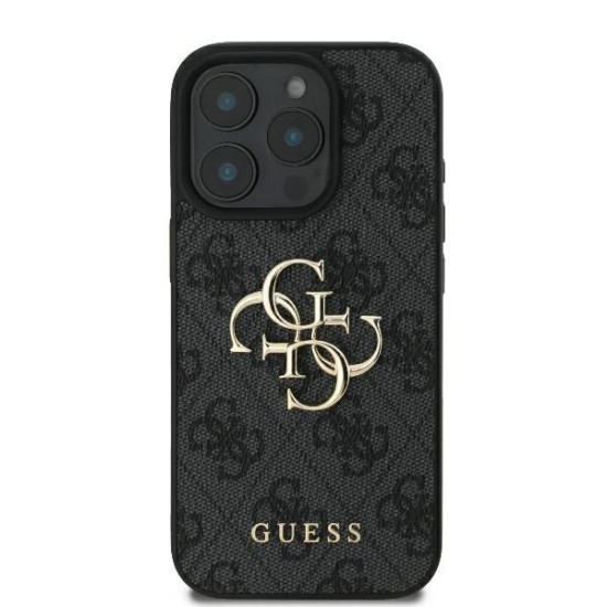 Guess 4G Big Logo iPhone 16 Pro Max Case - Black Guess 4G Big Logo iPhone 16 Pro Max Case - Black