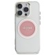 Guess IML Metal Colored Circle Classic Logo MagSafe iPhone 16 Pro Case - Pink Guess IML Metal Colored Circle Classic Logo MagSafe iPhone 16 Pro Case - Pink