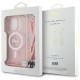 Guess Crossbody Cord Script MagSafe Case for iPhone 16 Pro - Pink