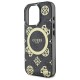 Guess IML Peony On 4G Background MagSafe case for iPhone 16 Pro - black Guess IML Peony On 4G Background MagSafe case for iPhone 16 Pro - black