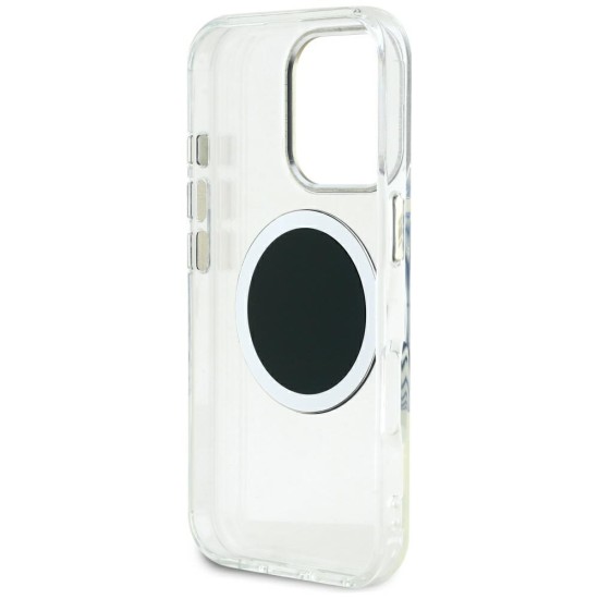 Guess IML Metal Colored Circle Classic Logo MagSafe Case for iPhone 16 Pro Max - Black Guess IML Metal Colored Circle Classic Logo MagSafe Case for iPhone 16 Pro Max - Black