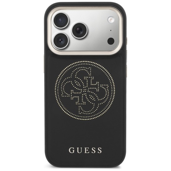 Guess Perforated 4G MagSafe case for iPhone 17 Pro - black Guess Perforated 4G MagSafe case for iPhone 17 Pro - black