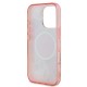 Guess IML Flower &amp;amp; Tonal Circle MagSafe iPhone 16 Pro Max Case - Pink