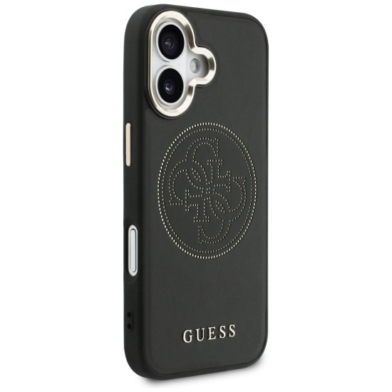 Guess Perforated 4G MagSafe case for iPhone 17 - black Guess Perforated 4G MagSafe case for iPhone 17 - black