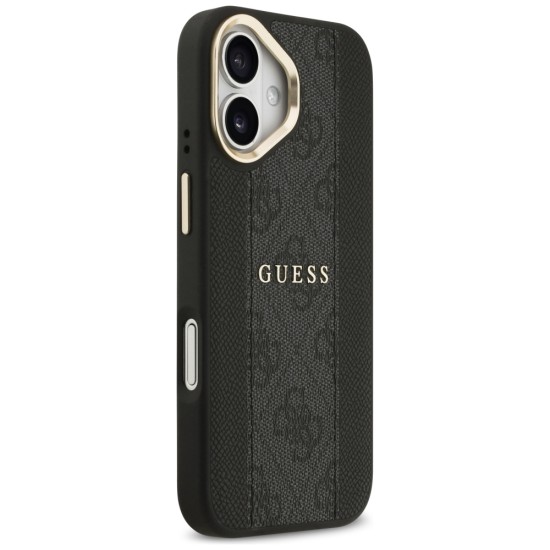 Guess 4G Stripe MagSafe case for iPhone 17 - black