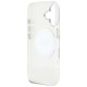 Guess IML Metal Colored Circle Classic Logo MagSafe case for iPhone 16 - white Guess IML Metal Colored Circle Classic Logo MagSafe case for iPhone 16 - white