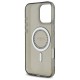 Guess IML Rhinestones MagSafe iPhone 16 Pro Case - Black