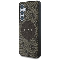 Guess 4G Round Patch Classic Logo MagSafe Case for Samsung Galaxy S25 Plus Brown Guess 4G Round Patch Classic Logo MagSafe Case for Samsung Galaxy S25 Plus Brown