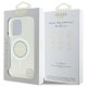 Guess IML Rhinestones MagSafe Case for iPhone 16 Pro Max - White