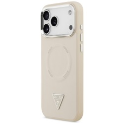Guess Triangle Logo MagSafe Case for iPhone 17 Pro - Beige Guess Triangle Logo MagSafe Case for iPhone 17 Pro - Beige