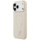 Guess Triangle Logo MagSafe Case for iPhone 17 Pro - Beige