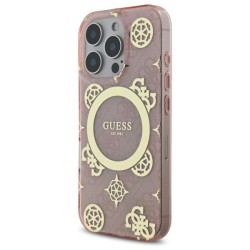Guess IML Peony On 4G Background MagSafe Case for iPhone 16 Pro - Pink Guess IML Peony On 4G Background MagSafe Case for iPhone 16 Pro - Pink