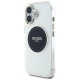 Guess IML Metal Colored Circle Classic Logo MagSafe case for iPhone 16 - black Guess IML Metal Colored Circle Classic Logo MagSafe case for iPhone 16 - black