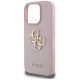 Guess Grained Big 4G Logo Small Classic Logo Case for iPhone 16 Pro - Pink Guess Grained Big 4G Logo Small Classic Logo Case for iPhone 16 Pro - Pink