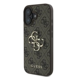 Guess 4G Big Logo Case for iPhone 16 - Brown Guess 4G Big Logo Case for iPhone 16 - Brown
