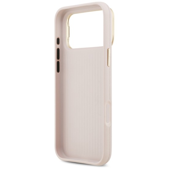 Guess Grained Big 4G & Stand Camera Case for iPhone 17 Pro Max - Pink Guess Grained Big 4G & Stand Camera Case for iPhone 17 Pro Max - Pink