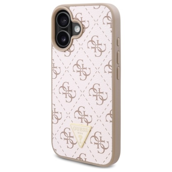 Guess New 4G Triangle iPhone 16 Case - White Guess New 4G Triangle iPhone 16 Case - White