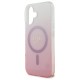 Guess IML Glitter Gradient MagSafe iPhone 16 Case - Pink Guess IML Glitter Gradient MagSafe iPhone 16 Case - Pink