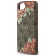 Guess 4G Flowers Print MagSafe case for iPhone 16e - brown Guess 4G Flowers Print MagSafe case for iPhone 16e - brown