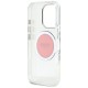 Guess IML Metal Colored Circle Classic Logo MagSafe iPhone 16 Pro Case - Pink Guess IML Metal Colored Circle Classic Logo MagSafe iPhone 16 Pro Case - Pink