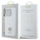 Guess Silicone Logo Strass 4G Case for iPhone 16 Pro - White Guess Silicone Logo Strass 4G Case for iPhone 16 Pro - White