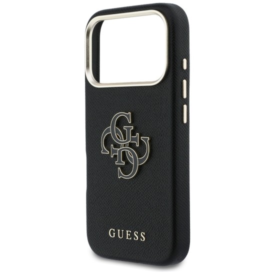 Guess FW Resin Logo Case for iPhone 17 Pro - Black Guess FW Resin Logo Case for iPhone 17 Pro - Black