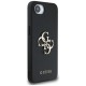 Guess PU Grained 4G Metal Logo case for iPhone 16e - black Guess PU Grained 4G Metal Logo case for iPhone 16e - black