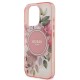 Guess IML Flower &amp;amp; Tonal Circle MagSafe iPhone 16 Pro Max Case - Pink