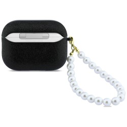 Guess Glitter Pearl Strap Case for AirPods Pro 3 - Black Guess Glitter Pearl Strap Case for AirPods Pro 3 - Black