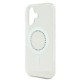 Guess IML Rhinestones MagSafe Case for iPhone 16 - White