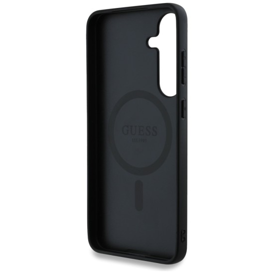 Guess 4G Round Patch Classic Logo MagSafe Case for Samsung Galaxy S25 Plus Brown Guess 4G Round Patch Classic Logo MagSafe Case for Samsung Galaxy S25 Plus Brown