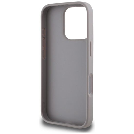 Guess Grained Roses Big 4G Logo iPhone 16 Pro Max Case - Purple Guess Grained Roses Big 4G Logo iPhone 16 Pro Max Case - Purple
