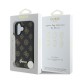 Guess Peony Script MagSafe iPhone 16 Plus Case - Black