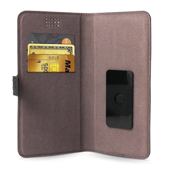 Guess 4G Heritage Book Universal L 4.6" - 5.2" case - black Guess 4G Heritage Book Universal L 4.6" - 5.2" case - black