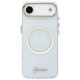 Guess IML Script Metal MagSafe Case for iPhone Air - Clear