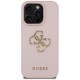 Guess Grained Big 4G Logo Small Classic Logo Case for iPhone 16 Pro - Pink Guess Grained Big 4G Logo Small Classic Logo Case for iPhone 16 Pro - Pink