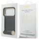 Guess Perforated 4G MagSafe case for iPhone 17 Pro - black Guess Perforated 4G MagSafe case for iPhone 17 Pro - black