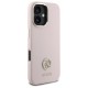 Guess Silicone Logo Strass 4G case for iPhone 16 - light pink Guess Silicone Logo Strass 4G case for iPhone 16 - light pink